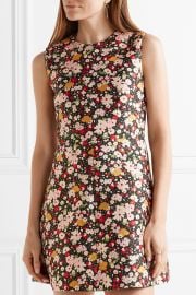 REDValentino   Chelsea floral-jacquard mini dress at Net A Porter